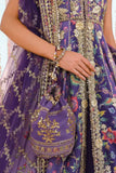 Reema Ahsan - Raeha - Pk Raw Silk, Organza & Net - Multi, Purple - 3 Piece