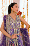 Reema Ahsan - Raeha - Pk Raw Silk, Organza & Net - Multi, Purple - 3 Piece