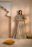 Fozia Khalid - Rasam - Organza - Beige - 3 Piece