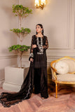 Fozia Khalid - Raven Black - Organza - 4 Piece - Studio by TCS