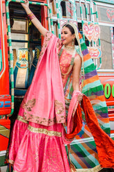 Pinktree - Razia Sultana - Pich Rani Pink - 3 Piece