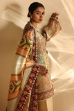 Sania Maskatiya - Rhel - Cotton Net / Raw Silk / Medium Silk - Egg Shell - 3 Piece