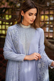 Natasha Kamal - Cornflower Blue Embroidered Shirt and Pants with Mukesh Chiffon Dupatta - 3 Pieces - Studio by TCS