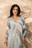 Sania Maskatiya - Rizka - Khaddi Silk - Misty Blue - 1 Piece