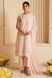 Cross Stitch - ROSY DUSK - Chikankari Lawn - 3 Piece - Unstitched