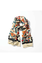 Black Wolf - WONDERLAND MEN SCARF - Beige - SILK - 1 Piece