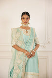 Shehrnaz - Nysa - SHK-1492 - Mint Green - Korean Silk - Kurta Set 3 Pcs - 3 Piece
