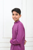 Mom4Little - Purple and White Kurta Pajama