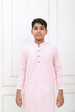 Mom4Little - Pastel Pink Kurta and White Pajama