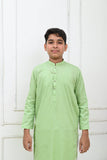 Mom4Little - Light Green Kurta and White Pajama