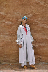 Gul E Noor - Palmae - White - Bamberg Cotton - 2 Piece