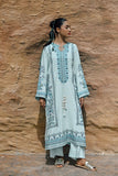 Gul E Noor - Azura - Light Sea Green - Bamberg Cotton - 2 Piece