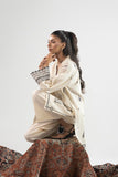 Sana Safinaz - SS25ESE282P2T - Off White - Slub Lawn - 2 Piece