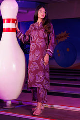 Sana Safinaz - Viscose Stitch Printed Suit For Women - 2 Piece