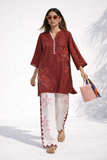 Sana Safinaz - Viscose Stitch Printed Suit For Women - 2 Piece