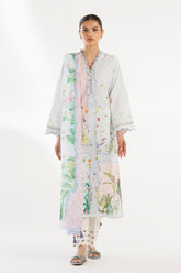 Sana Safinaz - Printed Lawn Suit For Women - 2 Piece