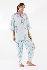Sana Safinaz - Printed Viscose Suit For Women - 2 Piece