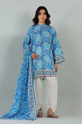 Sana Safinaz - Printed Lawn Suit For Women - 2 Piece