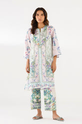 Sana Safinaz - Printed Lawn Suit For Women - 2 Piece