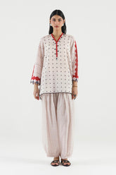 Sana Safinaz - Printed Dobby Suit For Women - 2 Piece
