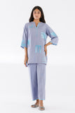Sana Safinaz - Embroidered Dobby Suit For Women - 2 Piece