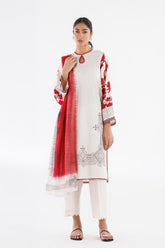 Sana Safinaz - Printed Lawn Suit For Women - 2 Piece
