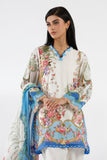 Sana Safinaz - Embroidered Muzlin Suit For Women - 3 Piece