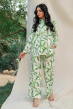 Minutiae - Sage - Pure Cotton Slub - White/Green - 2 Piece