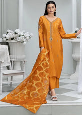Laleen Sahiba Suit Mustard 3 Piece