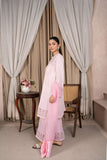 Reema Ahsan - Sahira - Cotton & Organza - Light pink - 3 Piece
