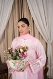 Reema Ahsan - Sahira - Cotton & Organza - Light pink - 3 Piece