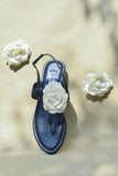 Basic by Chapter 13 - White Rose - Black - 19145 - Sandals