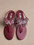 Milli Shoes - Fancy Sandal - Maroon