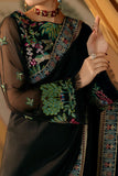 Fozia Khalid - Sangeet - PK Silk & Organza - Black - 3 Piece