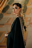 Fozia Khalid - Sangeet - PK Silk & Organza - Black - 3 Piece
