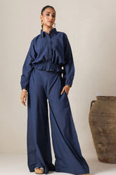 Minutiae - Sapphire Co-Ord - Irish Linen - Dark Blue - 2 Piece