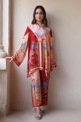 Sania Maskatiya - Savi - Crepe - Peach Crimson - 2 Piece