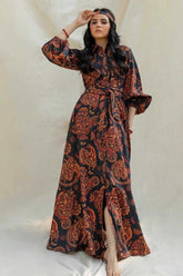 Minutiae - Senora Amber - Pure Cotton Slub - Black - 1 Piece