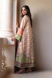 Sania Maskatiya - Serin - Khaddi Silk ,Medium Silk , Raw Silk - Sunlit Apricot - 3 Piece