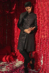 Deepak & Fahad - SHAHZOR - Black - - 3 Piece