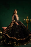 Maria Osama Khan - Sham-e-Jashan - Black - ORGANZA & Grip silk - 3 Piece