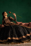 Maria Osama Khan - Sham-e-Jashan - Black - ORGANZA & Grip silk - 3 Piece