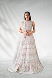 Malook - Sheesh Mahal - White & Pastels - Lehenga - 3 Piece - Studio by TCS