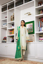 Shehrnaz - SHK-1112 - 3 Piece - Off White - Studio by TCS