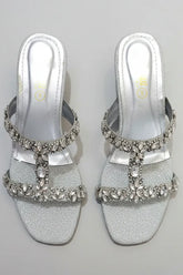 Milli Shoes - Formal Slides For Women - Silver