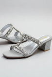 Milli Shoes - Formal Slides For Women - Silver