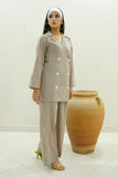 Minutiae - Slate Co-Ord - Light Khaddar - Light Grey - 2 Piece