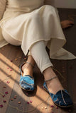 Hemo Handicraft - Slate Loafers - Khussa Shoes - Velvet