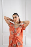Maria Osama Khan - Stella - Orange - Grip & Korean - 2 Piece