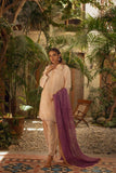 Shehrnaz - Peach Cotton Net Shirt - SHK-1085 - Studio by TCS